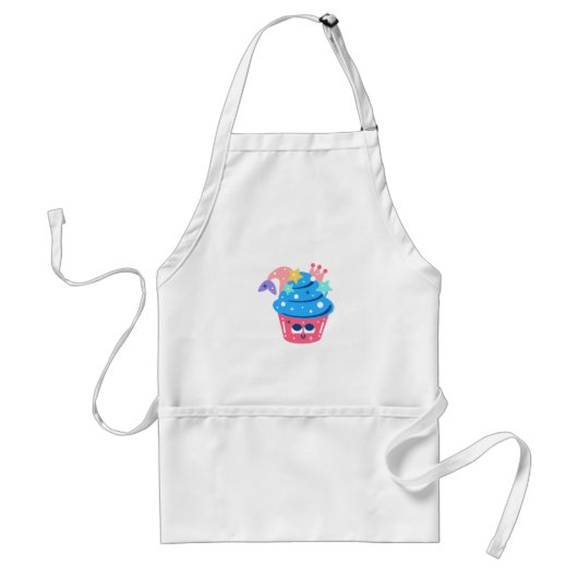 Mermaid muffin standaard schort (Voorkant)