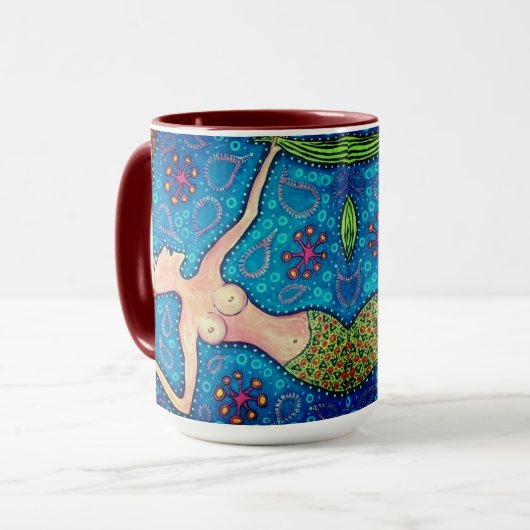Mermaid Mug Mok (Voorkant links)