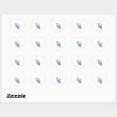 Mermaid Mutt - Onderwater Fantasy Dog Hart Sticker (Vel)