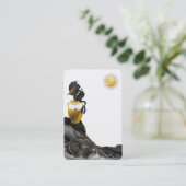 *~* Mermaid Mystic Agate Sun Luna Visitekaartje (Staand voorkant)