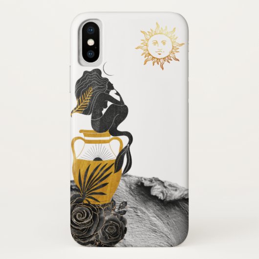 *~* Mermaid Mystic Sun Gold Luna Case-Mate iPhone Case (Achterkant)