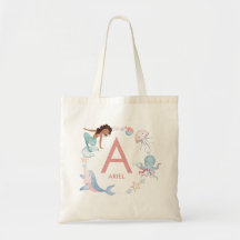 Mermaid Name Canvas tas