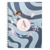 Mermaid Name Spiral Notitieboek (Voorkant)