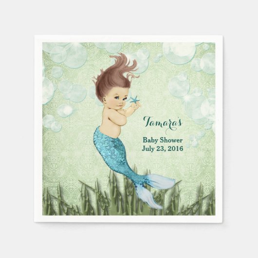 Mermaid Napkins Servet (Voorkant)