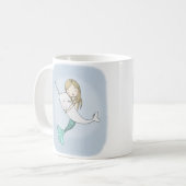 Mermaid Narwhal Nautical Beach Ocean Graphic Mok (Voorkant links)