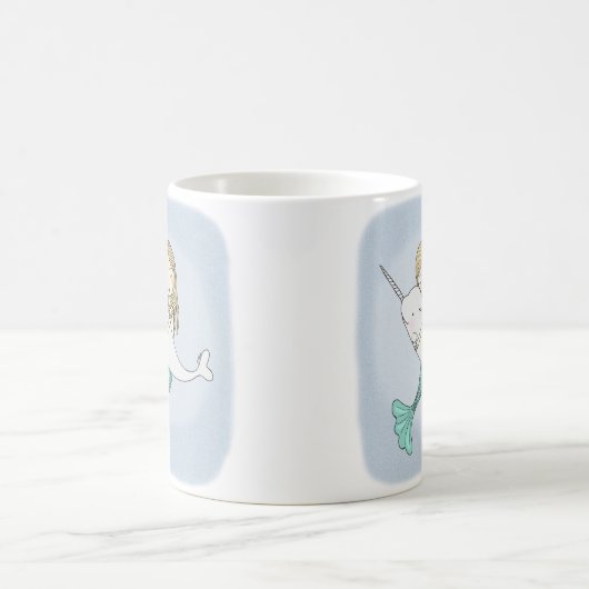 Mermaid Narwhal Nautical Beach Ocean Graphic Mok (Center)