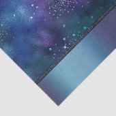 Mermaid Nautical Glam | Donkerblauw Paars Blauwgro Tissuepapier (Detail)