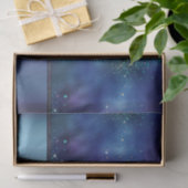 Mermaid Nautical Glam | Donkerblauw Paars Blauwgro Tissuepapier (Geschenk)