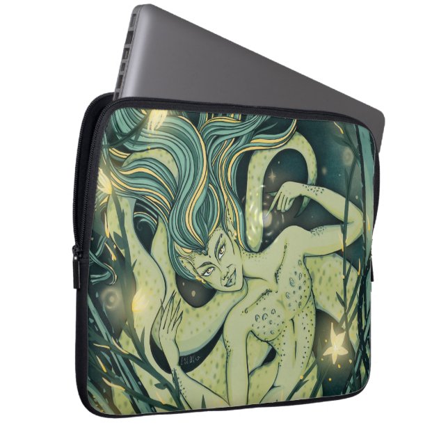 Mermaid Neoprene Laptop Sleeve 13 inch (Voorkant Rechts)