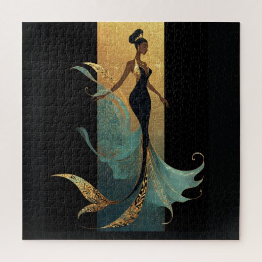 MERMAID NOIR SERIE #1  LEGPUZZEL (Verticaal)