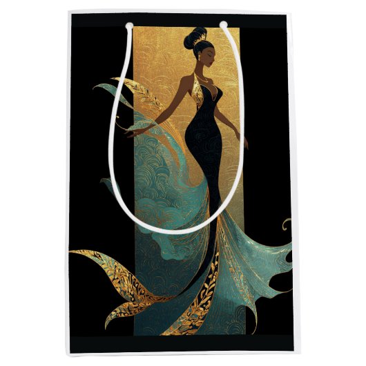 MERMAID NOIR SERIE #1  MEDIUM CADEAUZAKJE (Voorkant)
