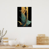 MERMAID NOIR SERIE #1 POSTER (Keuken)