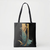 MERMAID NOIR SERIE #1  TOTE BAG (Voorkant)