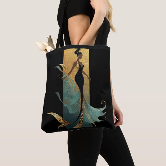 MERMAID NOIR SERIE #1  TOTE BAG (Dichtbij)