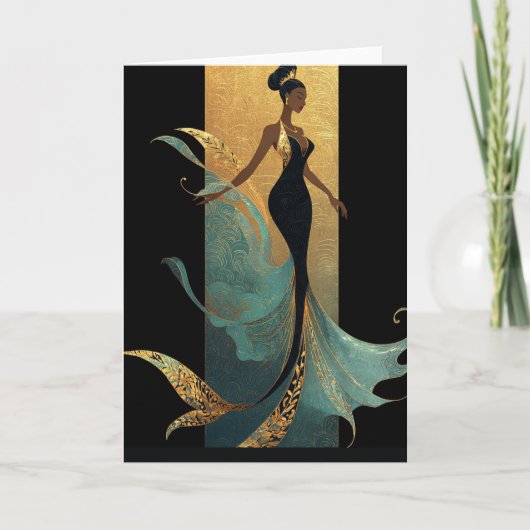 MERMAID NOIR SERIES #1  KAART (Voorkant)