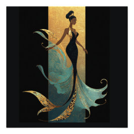 MERMAID NOIR SERIES #1 Postcard Foto Afdruk