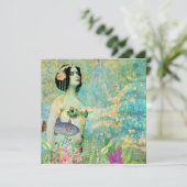 Mermaid Note Cards Bedankkaart (Staand voorkant)