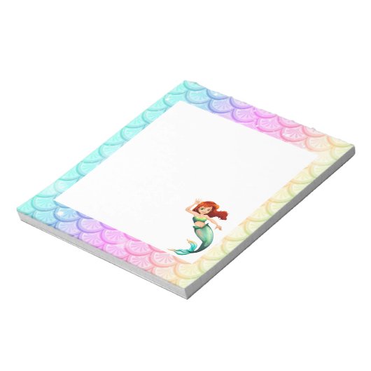 Mermaid Note Pad Notitieblok (Linkerzijde)