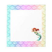 Mermaid Note Pad Notitieblok (Voorkant)