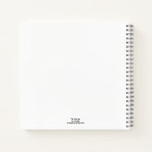 Mermaid notebook met gedicht "De dromer" Notitieboek (Achterkant)