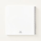 Mermaid notebook met gedicht "Het eindeloze Zee" Notitieboek (Achterkant)