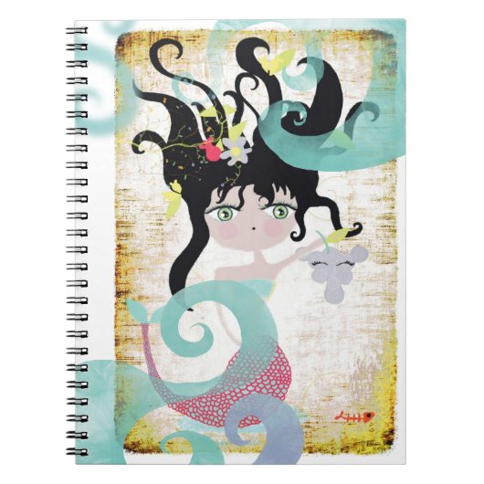 Mermaid Notebook Notitieboek (Voorkant)