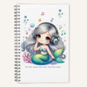 Mermaid Notebook Notitieboek (Voorkant)