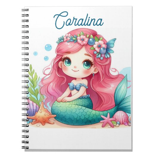 Mermaid Notebook Notitieboek (Voorkant)