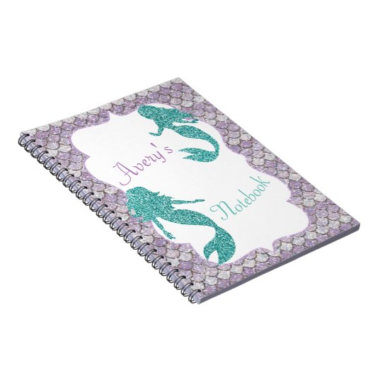 Mermaid notebook, schoolnotebook notitieboek (Rechterzijde)