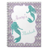 Mermaid notebook, schoolnotebook notitieboek (Voorkant)