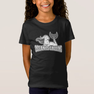 Mermaid oceaan noemt t-shirt