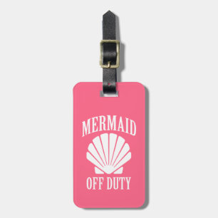 Mermaid of duty grappig bagagelabel