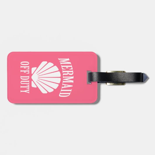 Mermaid of duty grappig bagagelabel (Achterkant horizontaal)