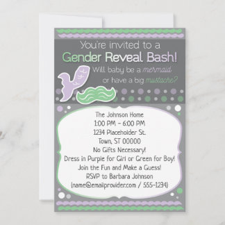 Mermaid of Mustache Gender onthullen