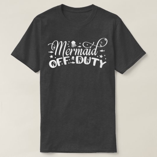 Mermaid Off Duty 5 T-shirt (Design voorkant)