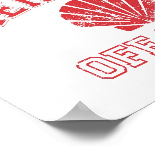 Mermaid Off Duty Distress  Poster (Hoek)