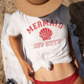 Mermaid Off Duty Distress  T-shirt