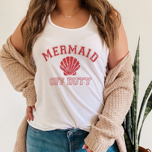 Mermaid Off Duty Distress  Tanktop