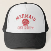 Mermaid Off Duty Distress  Trucker Pet (Voorkant)