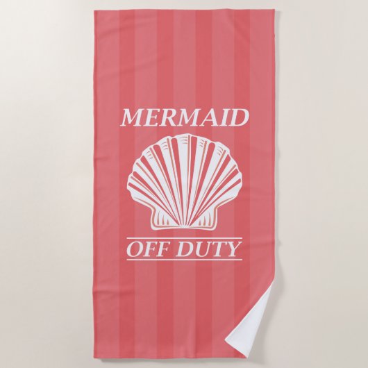 Mermaid Off Duty Strandlaken (Voorkant)