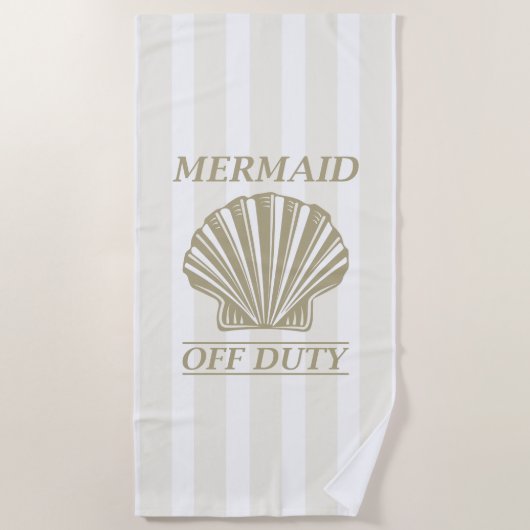 Mermaid Off Duty Strandlaken (Voorkant)