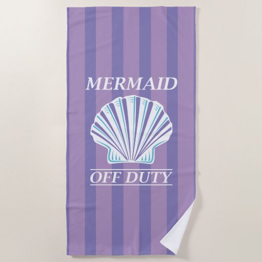 Mermaid Off Duty Strandlaken (Voorkant)