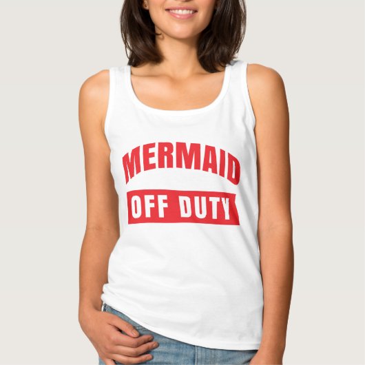 MERMAID OFF DUTY TANKTOP (Voorkant)