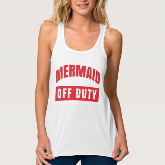 MERMAID OFF DUTY TANKTOP (Voorkant)
