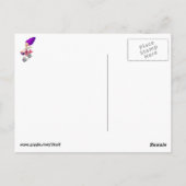 Mermaid on Bike Briefkaart (Achterkant)