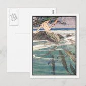 Mermaid on Marooners Rock van Alice B. Woodward Briefkaart (Voorkant / Achterkant)