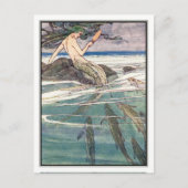 Mermaid on Marooners Rock van Alice B. Woodward Briefkaart (Voorkant)