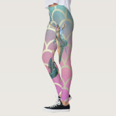 Mermaid on Ombre Mermaid Tail Scales Leggings (Links)