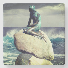Mermaid on Rock Onderzetter