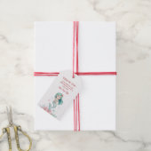 Mermaid Onder de Zee Meisjes Verjaardag Cadeaulabel (Met Touw)